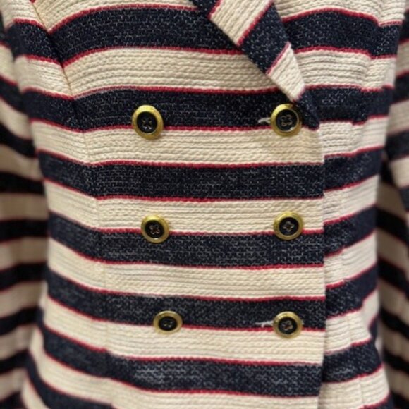 CAbi "Love, Carol" Nautical Stripe Cruise Jacket - Picture 4 of 16